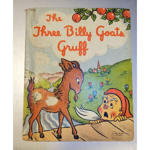 Vintage 1941 Little Golden Book The Three Billy Goats Gruff book